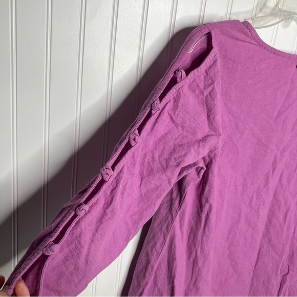 soft surroundings Top Small Purple Square Neck Solid Tunic Casual - Picture 9 of 9